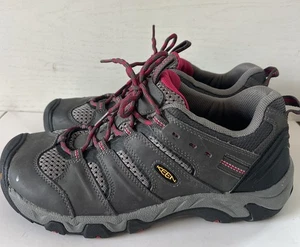 Keen Damengröße 9 grau rosa Schnürschuhe, sportliche Wanderschuhe - Bild 1 von 7