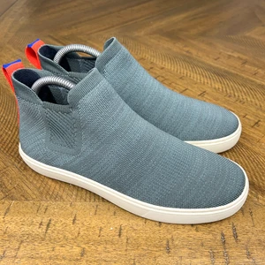 Rothy's Zapatos Mujer 8.5 Gris Niebla Melange Botas Chelsea Pull On Botín Tenis - Imagen 1 de 10