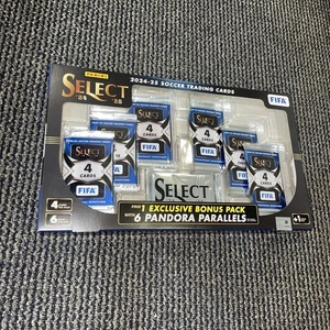Panini Select 2024-25 FIFA Soccer Trading Cards Brand New Unopened 6 Packs  - Picture 1 of 4