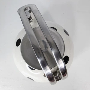 Hervidor de agua Kate Spade New York Lenox Polkadot blanco y negro usado en excelente estado - Imagen 1 de 8