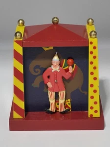 Vintage Reuge Spieluhr Schweizer Spieluhrwerk Tanzen Zirkus Clown funktionstüchtig Tico - Bild 1 von 14