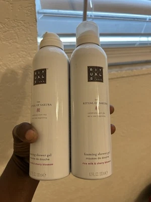 1 PC Rituals The Ritual of Sakura Sensational Foaming Shower Gel 6.7 OZ New - Image 1 of 2