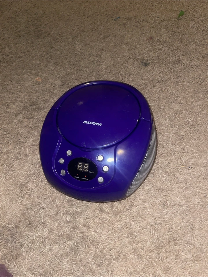 Reproductor de CD portátil Sylvania Boom Box radio AM/FM buen estado Foto 1 de 4