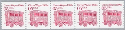 PNC5 5c Circus Wagon 2 NT LGG US 2452a MNH F-VF - Image 1 of 2