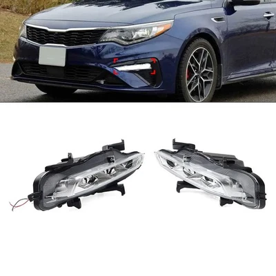 2pc Daytime Running Light Fog Light With Turn Signal For Kia Optima K5 2019-2020 - Image 1 of 4