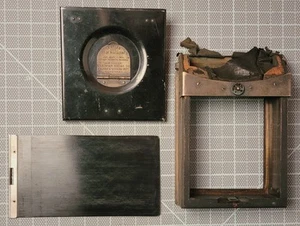 Graflex 3x4 Cut Film Magazine Bag Mag with 8 Septums Needs New Bag - Picture 1 of 8