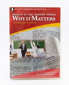 Origins In The Modern World Why It Matters DVD Dr. Carl Wieland Like New - Picture 1 of 3
