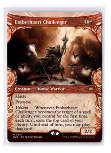 Emberheart Challenger - Bloomburrow Regular Rare - NM - Magic the Gathering - Picture 1 of 2