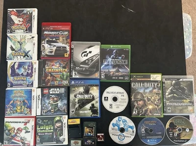 🔥 MASSIVE VIDEO GAME LOT – 127 GAMES + BONUS TOY | Multi-System HUGE DEAL! 🔥 - Image 1 of 4