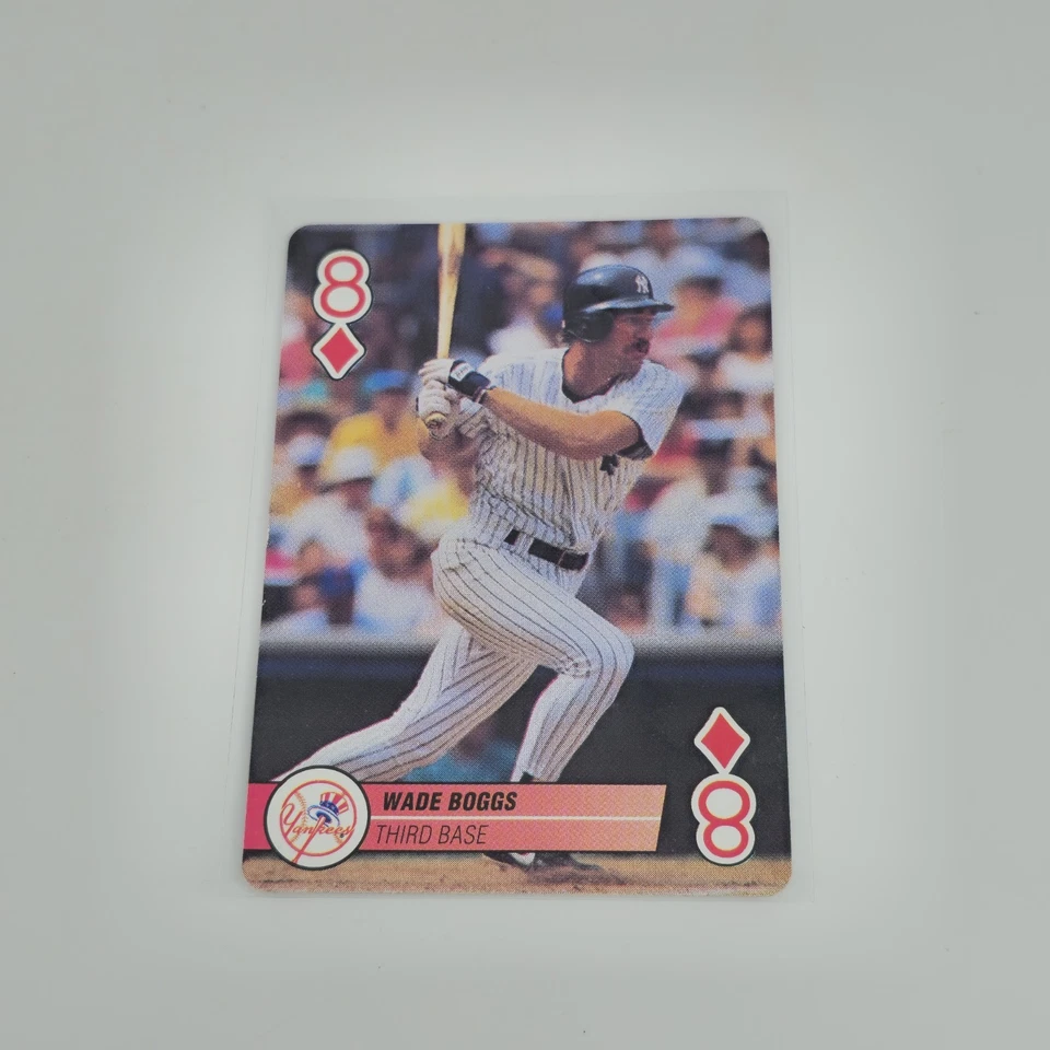 Wade Boggs 1995 Bicycle Aces #8D  New York Yankees Hall of Fame - Image 1 of 2