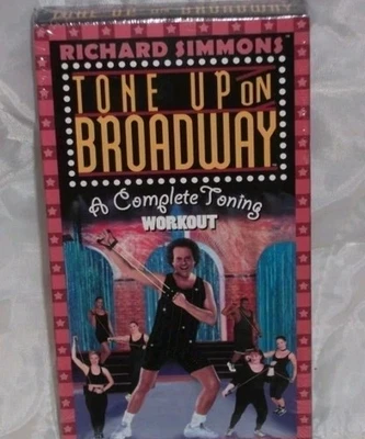 Richard Simmons Tone Up On Broadway VHS Video Tape Exercise Workout Exercise New - Image 1 of 2