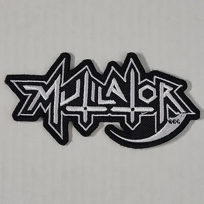 MUTILATOR Shaped Band Logo SMALL PATCH Embroidered - Image 1 of 4