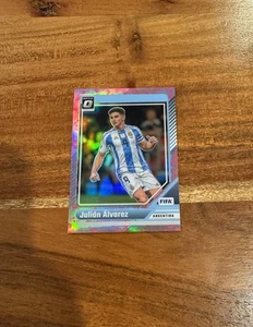 Julian Alvarez 2024-25 Panini Donruss Optic Plum Blossom Prizm SSP NRMT+ - Bild 1 von 2