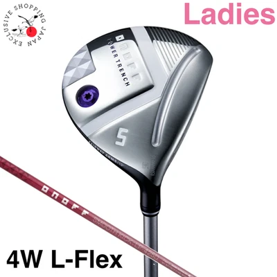 ONOFF Ladies Fairway Wood 4W L-Flex SMOOTH KICK LP-425F Magenta Pink Graphite RH - Image 1 of 4