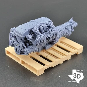 Stock Ford Barra Inline 6 model engine resin 3D printed 1:24-1:8 scale - Picture 1 of 3