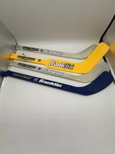 Lot 4 Franklin NHL Shot Zone Mini Floor Hockey Sticks Plastic  - Picture 1 of 5