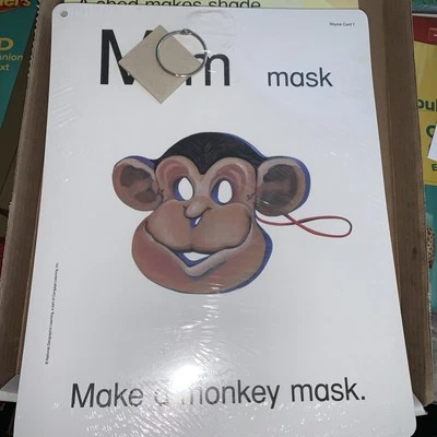 Phonics Hampton Brown Cengage Rhyme Letters Sounds Lg Cards Homeschool Grade K-2 - Image 1 of 4