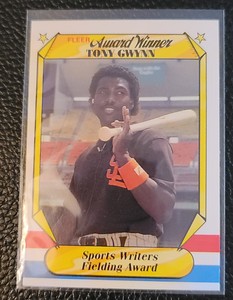 "Set Break" 1987 Fleer Tony Gwynn Award Winner #19