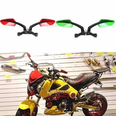 Motorcycle Rear View Mirrors 10mm For Suzuki DR 200 250 DR350 DRZ 400 650 DR650 - Image 1 of 3