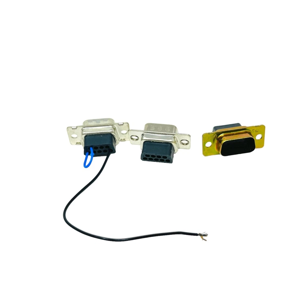 3 pcs AMP D-Sub Connector Receptacle Crimp 9 Position - Image 1 of 4