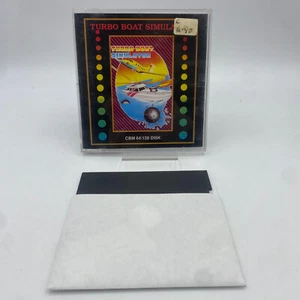 Turbo Boat Simulator - Commodore 64 C64 Game Floppy - Picture 1 of 3