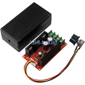 40A 2000W 12V 24V 48V MAX 10-50V DC Motor Drehzahlregelung PWM HHO RC Controller - Bild 1 von 5