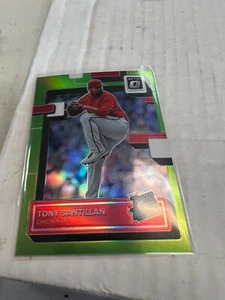Tony Santillan 2022 Donruss Optic Rated Rookie Lime Green Prizm #31 NrMt - Picture 1 of 1
