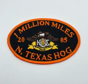 2005 North Texas Harley Davidson Owners Group HOG 1 Million Miles Patch - Picture 1 of 1