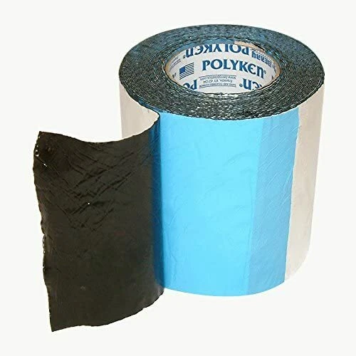 Polyken 360-45 Heavy Duty Foil/Butyl Rubber Tape, 45 mil Thick, 6" x 30 ft.
