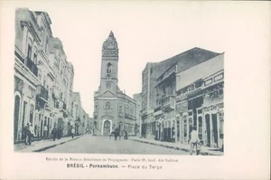 BRASIL Pernambuco Terço lugar años 1910 PC - Imagen 1 de 2