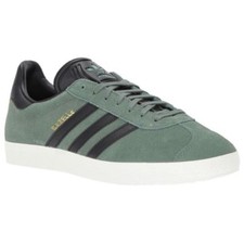 green and black adidas gazelle