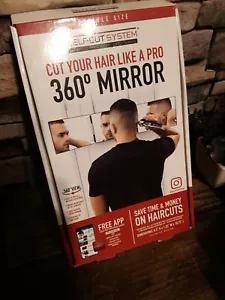 SELF-CUT System 4.0 Portable Mini Travel Three Way Mirror for Perfect Self Groom - Picture 1 of 2