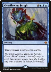 Overflowing Insight NM Ixalan MTG Magic the Gathering Blue English Card - Picture 1 of 1