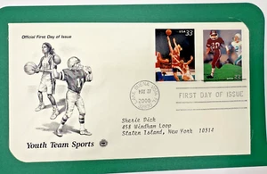 Youth Team Sports Stamp / FDC First Day Issue Envelopes - Picture 1 of 2