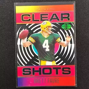 2021 Illusions Brett Favre Clear Shots Acetate Pink 114/399 - Picture 1 of 1
