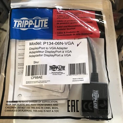 DisplayPort to DVI - Tripp lite P134-000 - Image 1 of 2