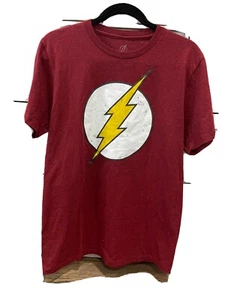 Camiseta marrón con logotipo de la serie de televisión The Flash talla M - Imagen 1 de 5