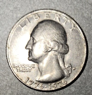 1776-1976 Bicentennial Quarter   MARK D (DENVER) JLA Initials Rare - Image 1 of 2
