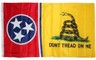 3x5 Gadsden White Culpepper 210 Denier Nylon 3x5 Ft Flag Banner