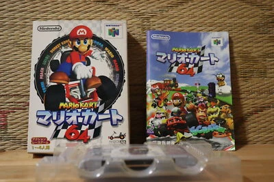 Mario Kart 64 w/box manual Japan Nintendo 64 N64 Very Good Condition! - Image 1 of 4