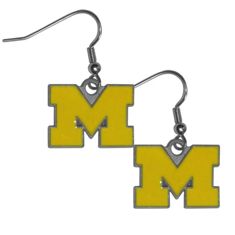 Michigan Wolverines Dangle Earrings Cover