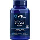 NEW Life Extension Specially-Coated Bromelain 500 Mg 60 Enteric Coated Tablets