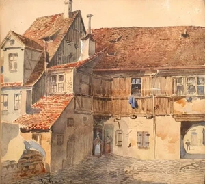Friedrich Trost der Ältere, Barthelmesshof beim Whoerdertor in Nürnberg - Bild 1 von 1