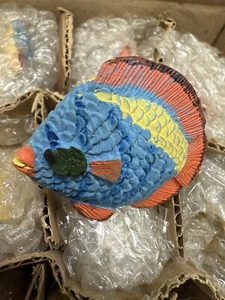 Cute Fish Ceramic Door Knobs Drawer Cabinet Cupboard Pull Handle Furniture Decor - Picture 1 of 4
