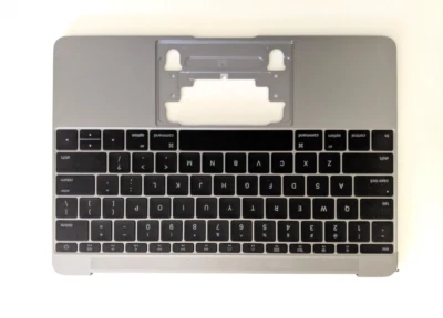 12” MacBook Retina 2015 Space Gray Palmrest Top  Case w.Keyboard A1534 661-02443 - Image 1 of 4