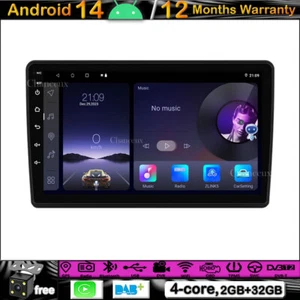 9"Android 14 Head Unit GPS SAT Navi Carplay Radio For Fiat Ducato Citroen Jumper - Picture 1 of 14