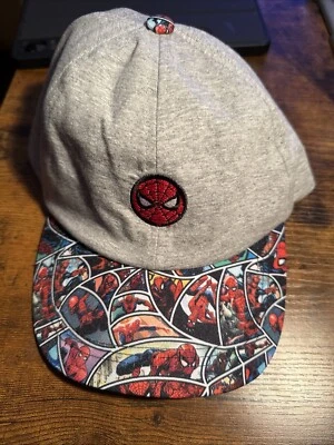 Gorra de béisbol Marvel Spiderman Signal gorra con cierre a presión gris Berkshire ajustable nueva con etiquetas Foto 1 de 4