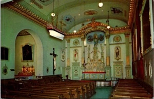 NOTRE DAME Des Victoires CHURCH interior view CANADA Postcard - Picture 1 of 2