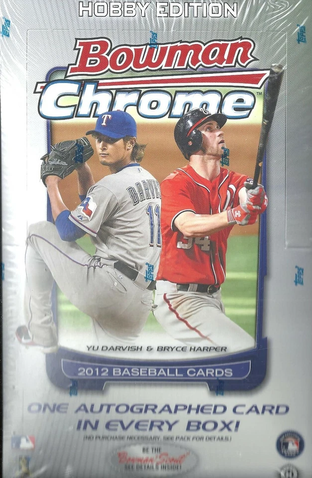 2012 Bowman Chrome Factory Sealed Baseball Hobby Box  Bryce Harper RC ?? - Image 1 of 1