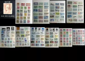 All Different US Stamp Collection Including # 148 - 1870-71 6c Lincoln - Picture 1 of 12